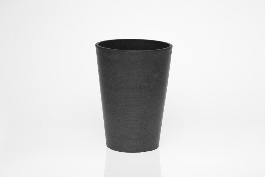 10.6in Tall Recycled Plastic Bucket - Black