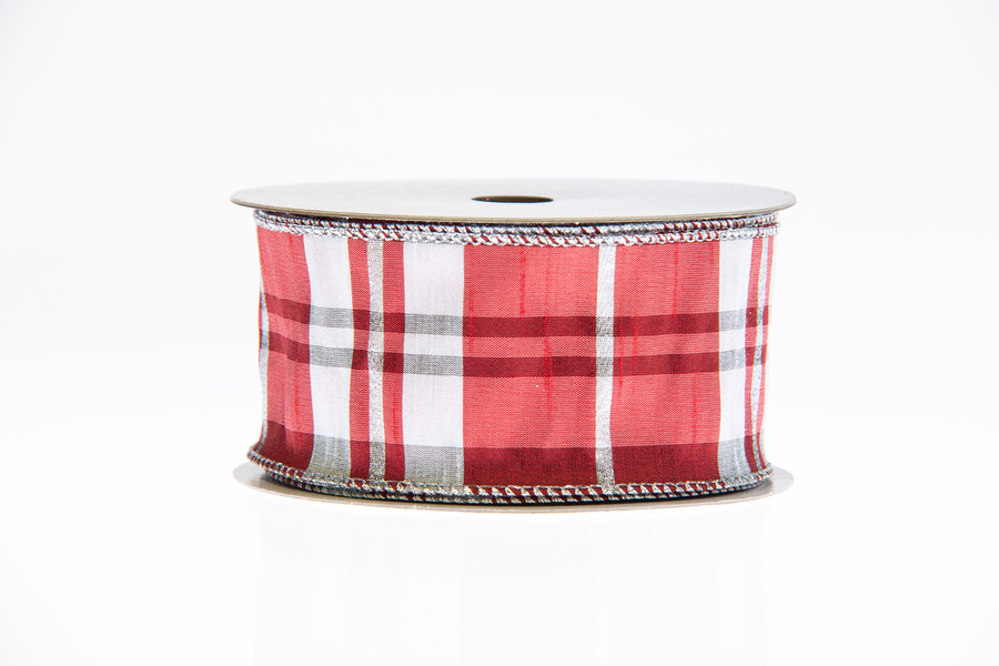 #40 Dutchess Plaid Xmas Ribbon - Wired Edge (20yd)