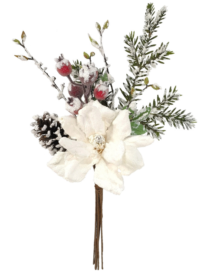 20in Snow Magnolia Bundle