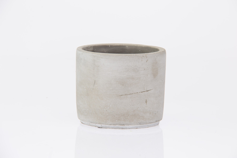 5in Wide Newcastle Cylinder Cement Pot