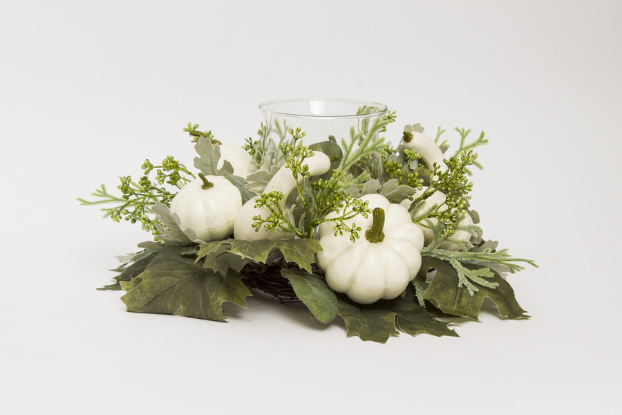 9.5in Wood Lobster Ornament with Hanger - White Wash