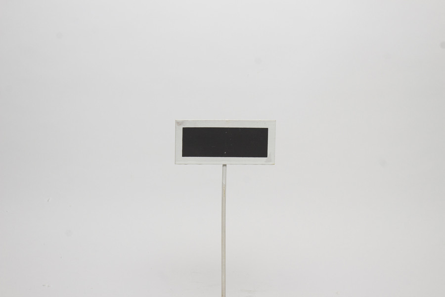 12in Tall Wood Chalkboard Sign on Stake