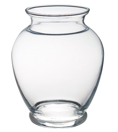 7.25in Tall Ginger Jar Glass Vase - Jacobson