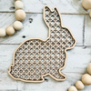 Rattan Rabbit | Rattan Bunny | Boho Easter Decor