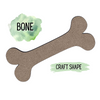 Simple Bone | Wood Dog Bone Cutout | Acrylic Dog Bone Shape | Wood DIY Decor | Arts and Crafts Decor | Kids Room Decor | DIY
