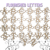 2" Sample Set | Flourished MDF | Wood Craft Letters | Unfinished Letters | Arts & Crafts Supplies