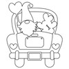 Valentine Gnome Truck | Gnome SVG Files | Valentine Truck Cut Files | Love Gnome Vector Files | Gnome Digital Download | Valentine Gifts DDL
