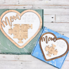 Mother's Day Puzzle Piece Heart Plaque | Personalized Mother's Day Gift | Mom Gift