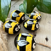 Hand Painted Honeybee Rocks | Garden Rock Decor | Bug Rocks | Outdoor Decor | Rock Garden Accessories