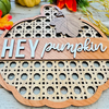 Fall Pumpkin Decor | Handmade Wooden Rattan Pumpkin | Classroom Decor | Fall Accents | Happy Fall | Welcome Sign