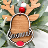Reindeer Name Christmas Ornament