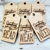 Wood Gift Tags | Christmas Gift Tags | Birthday Gift Tags | Something Gift Tags| Personalized Gift Tags