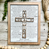 Praise His Name Forever Jesus Poem Plaque | Christian Home Decor