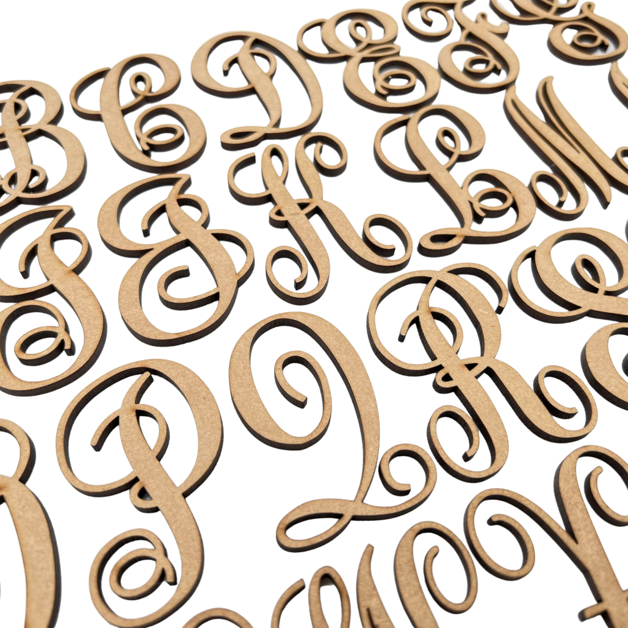 Scroll Monogram | Craft Letters | Unfinished Letters | Sign Making Decor