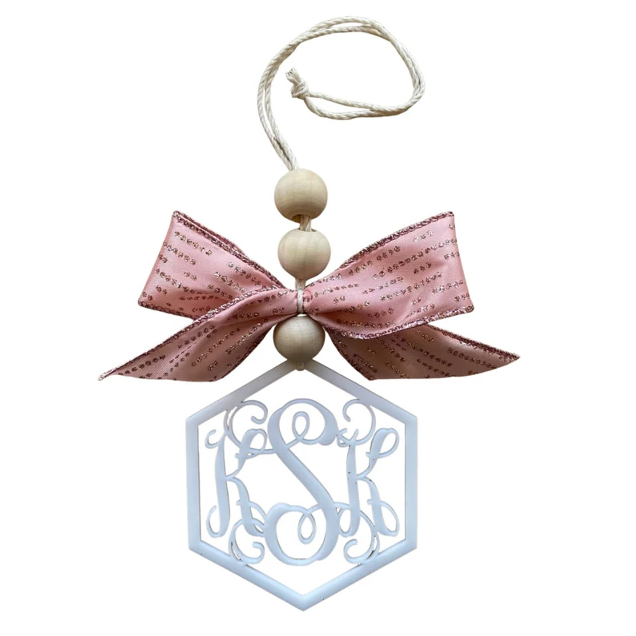 Personalized Initial Mirror Charm, personalized Car Charm