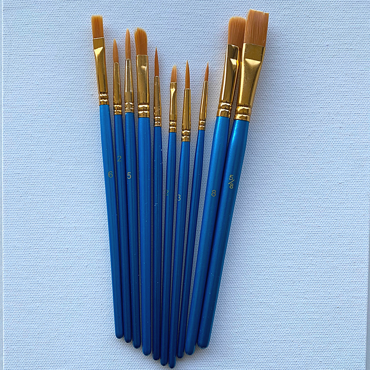 10 Pack Paint Brushes for Acrylic Painting Small Paint Brush Set Watercolor  Brushes Oil Paint Brushes Detail Paintbrushes Face Paint Brushes Pinceles  para Acrilico Paint Supplies