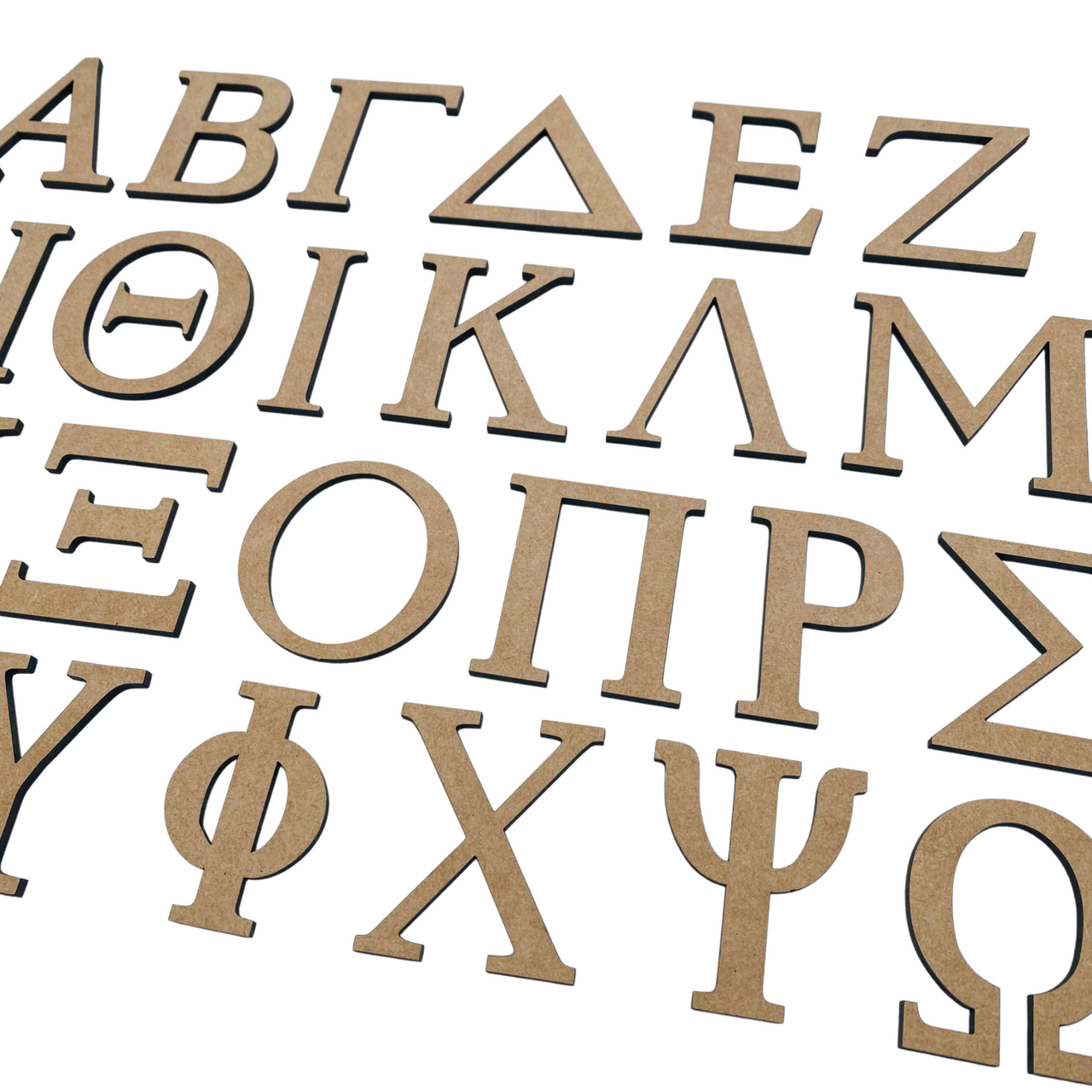 Order Online Unfinished Greek Craft Letters