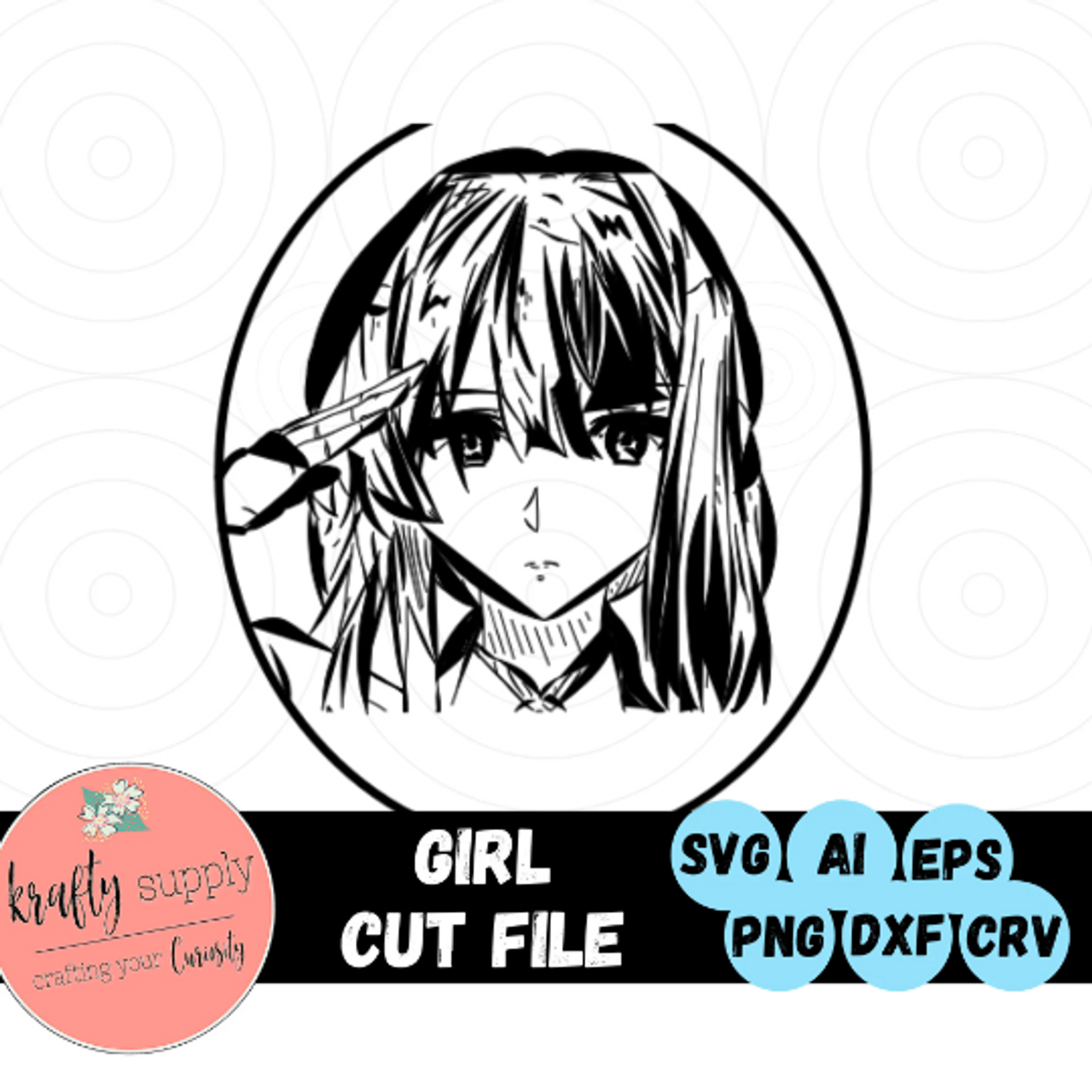 Download Anime clipart designs High quality free Dxf files, Svg,