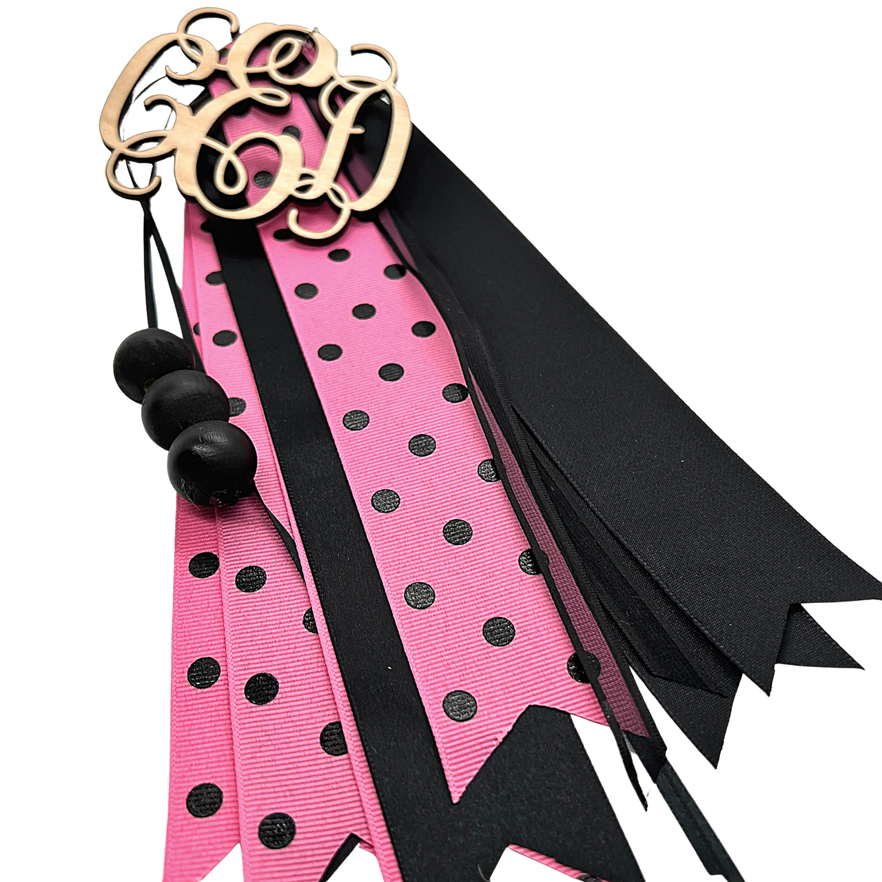 Polka Dot Key Chain Bow