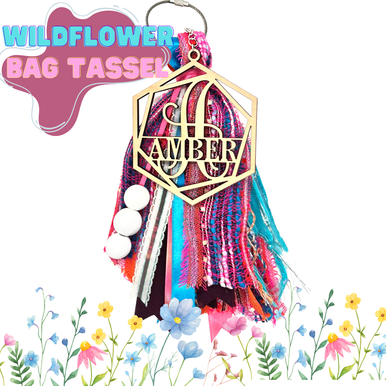 Boho Bag Tassel - Purchase your bag decor with Krafty Supply!