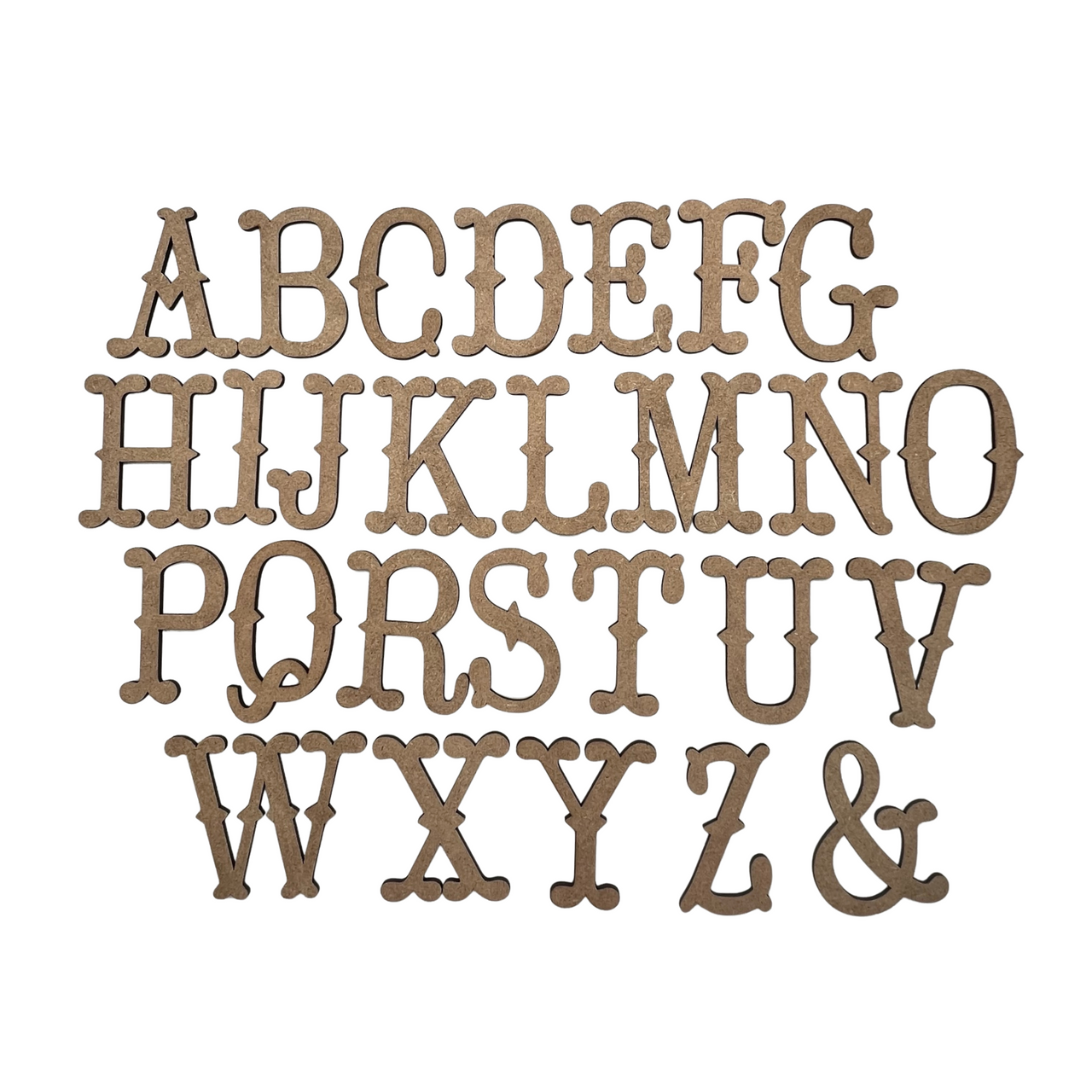 Buy Wooden Alphabet Letters Craft, Fall is Coming Font