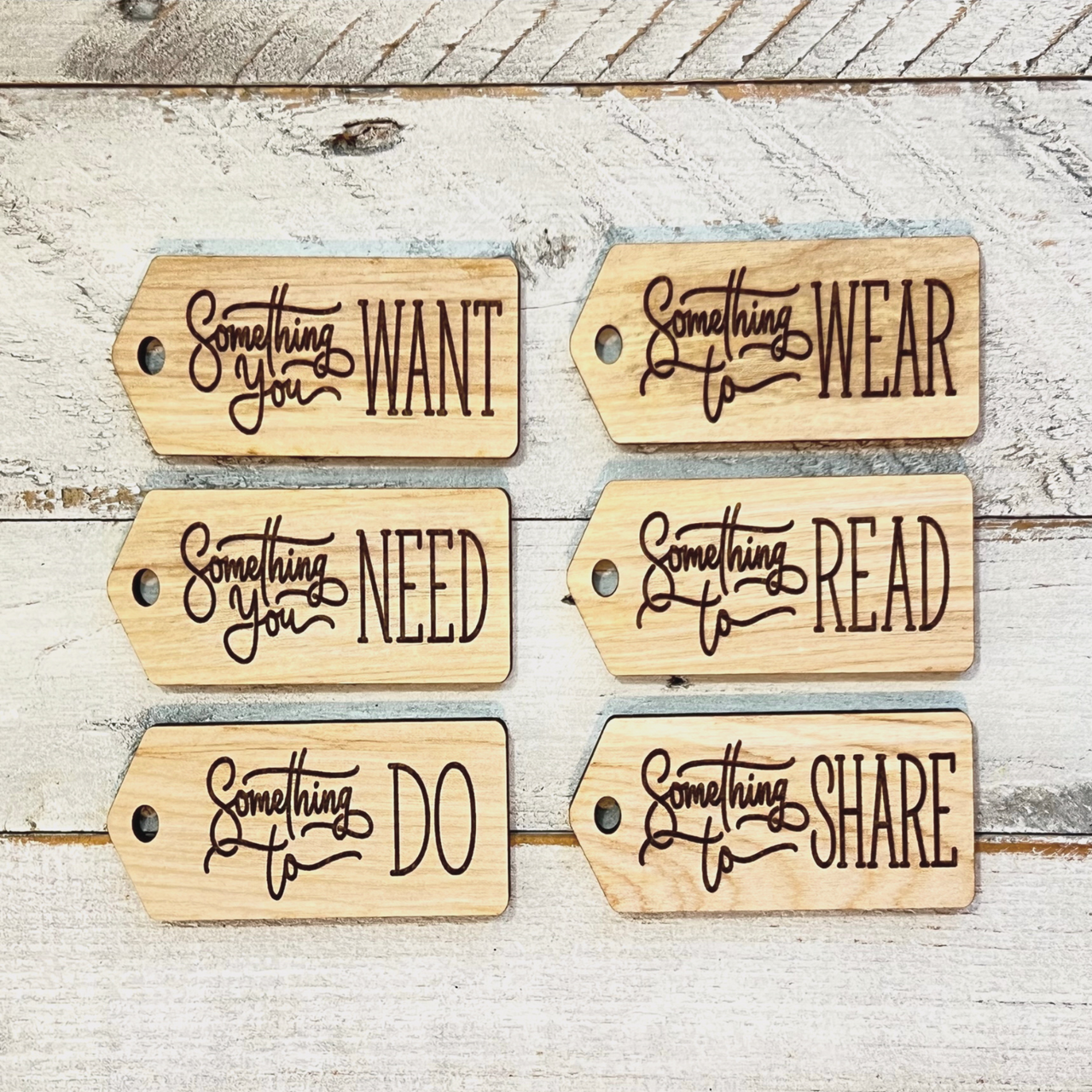 Christmas Wood Gift Tags