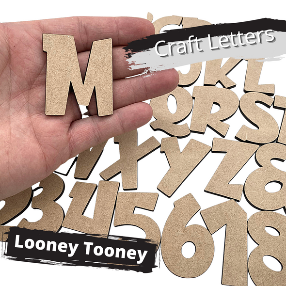 Looney Tooney Craft Letters
