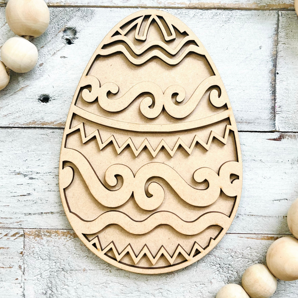 Layered Easter Egg | Easter Egg Decor