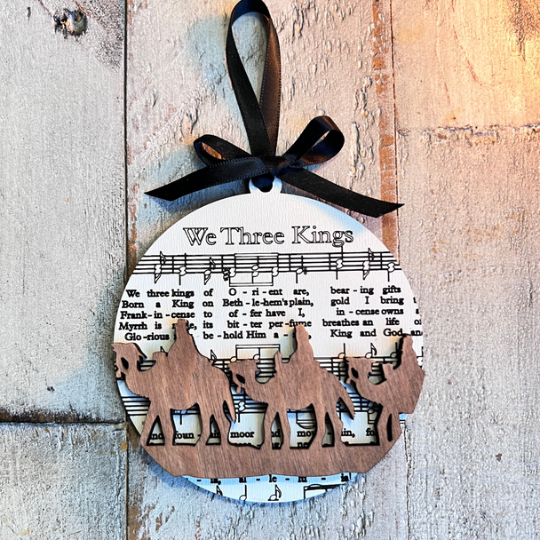 Christmas Sheet Music Ornament