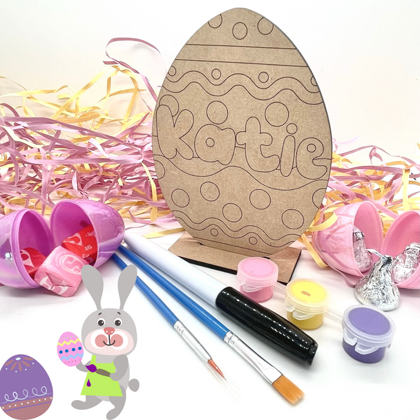 Boy or Girl Personalized Easter Egg Painting Kit