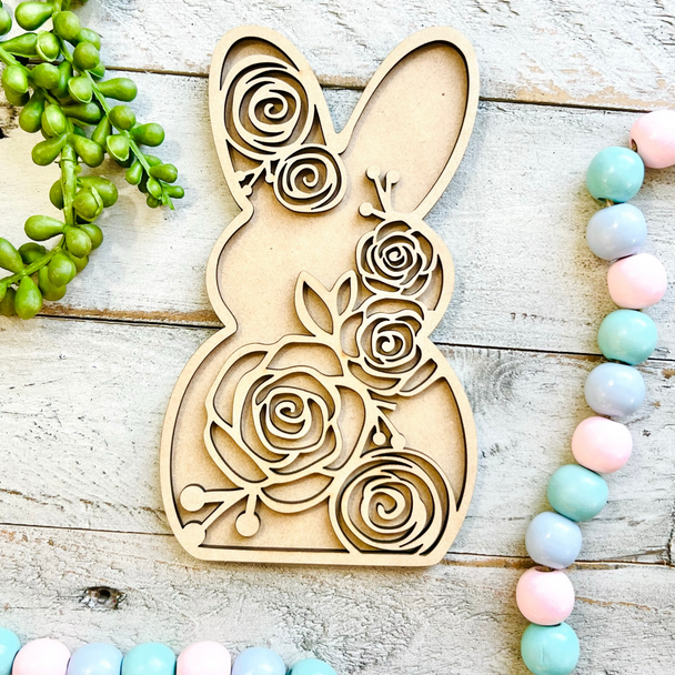 Layered Easter Mandala Bunny