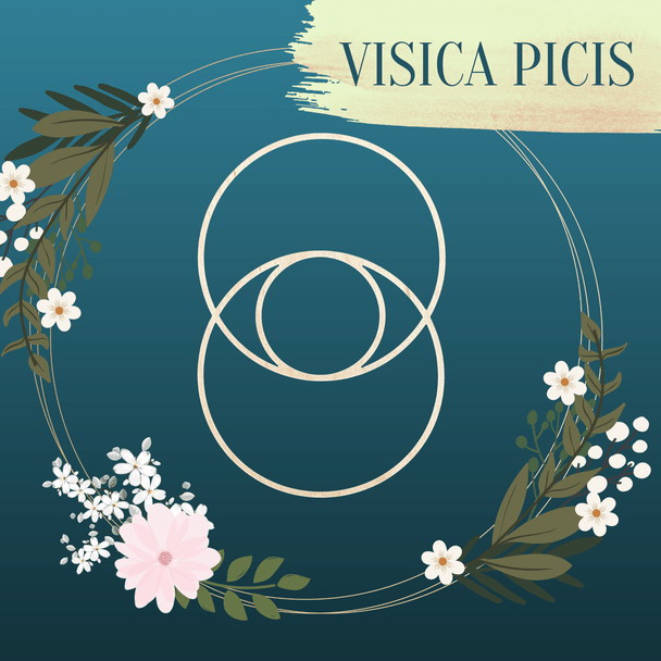 Vesica Piscis geometric shape.