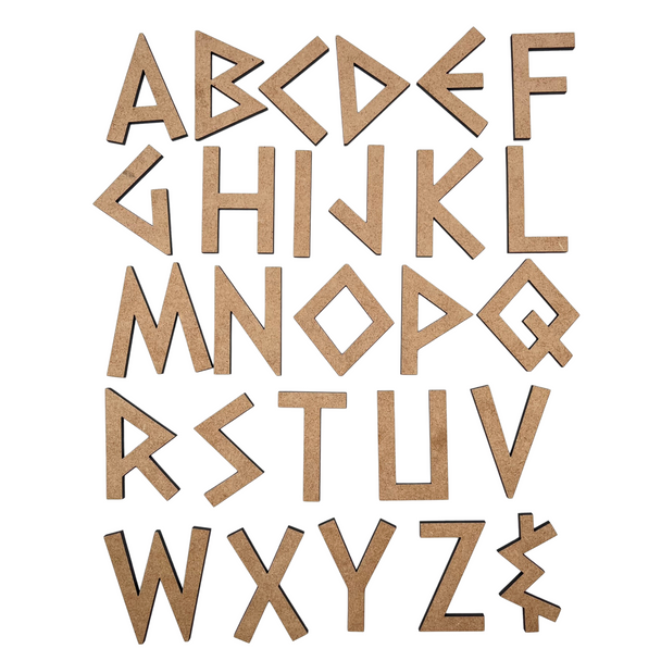 Paleo Greek | Craft Letters | Unfinished Letters | Arts & Crafts Supplies
