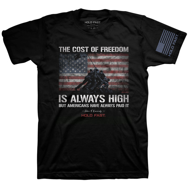 HOLD FAST Mens T-Shirt JFK Flag