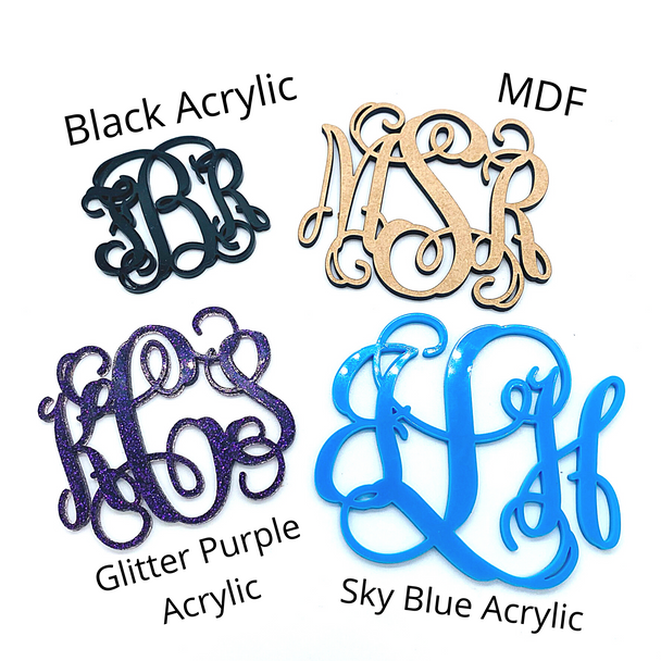 3 Letter Monograms | Wooden Monograms | Initial Letters | Acrylic Monogram Letters | Car Charms | Bogg Bag Charms | Gifts for Her | Birthday