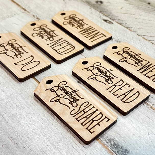 Wood Gift Tags | Christmas Gift Tags | Birthday Gift Tags | Something Gift Tags| Personalized Gift Tags