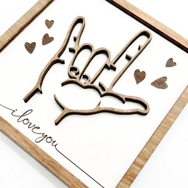 I Love You Sign | Love Sign | ASL Sign | Gifts for Her | Gifts for Him…