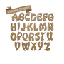 Chinese Dragon Wood Craft Letters