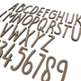 DK Lemon Wood Craft Letters