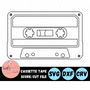 Cassette Tape | Personalized Wedding Decor | Outline SVG Files | Cut Files | Vector Files | Glowforge | Laser Cutting | Digital Download