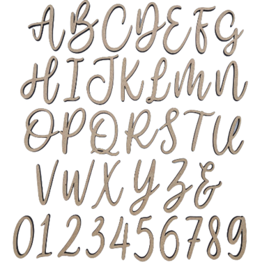 Bluehonest | Craft Letters | Unfinished Letters | Sign Making Decor