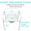 Vive Health Folding Commode