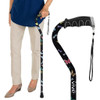 Vive Health Offset Cane Black Butterfly