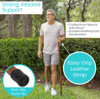 Vive Health Wooden Walking Stick 48"