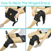 Vive Health Hinged Knee Brace Black