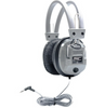 6-Person Listening Center with Bluetooth CD/Cassette/FM Boombox and Deluxe-Sized Over-Ear Headphones