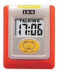 Orange Talking Desk Clock