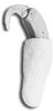 Protective Hearing Aid Cover and Sweatband - White Color - 1 pair