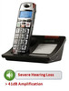 Amplified Cordless Big Button Telephone with Talking Caller ID for Severe Hearing Loss - Serene Innovations Model CL60