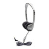 HamiltonBuhl SchoolMate On-Ear Stereo Headphone with Leatherette Cushions and in-line Volume